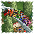 RCT2 Style Floorless Twister Train